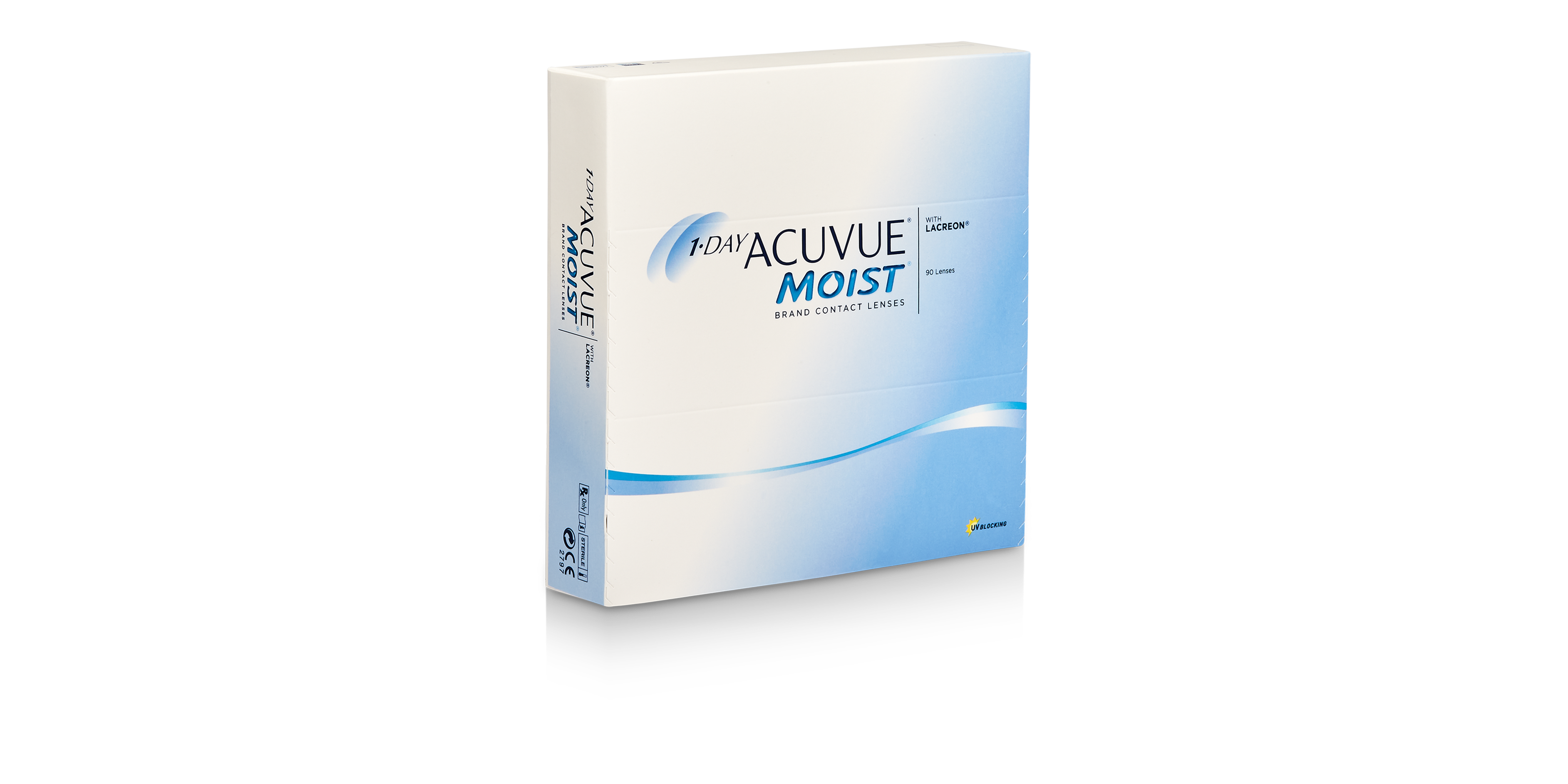 1-DAY ACUVUE® MOIST, 90 pack