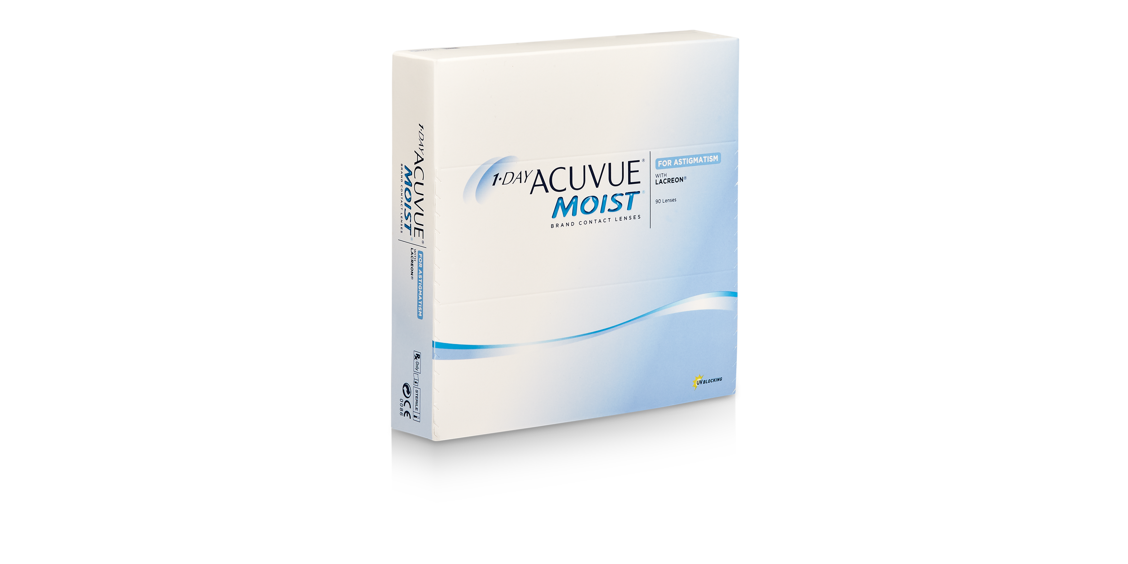 1-DAY ACUVUE® MOIST FOR ASTIGMATISM, 90 Pack