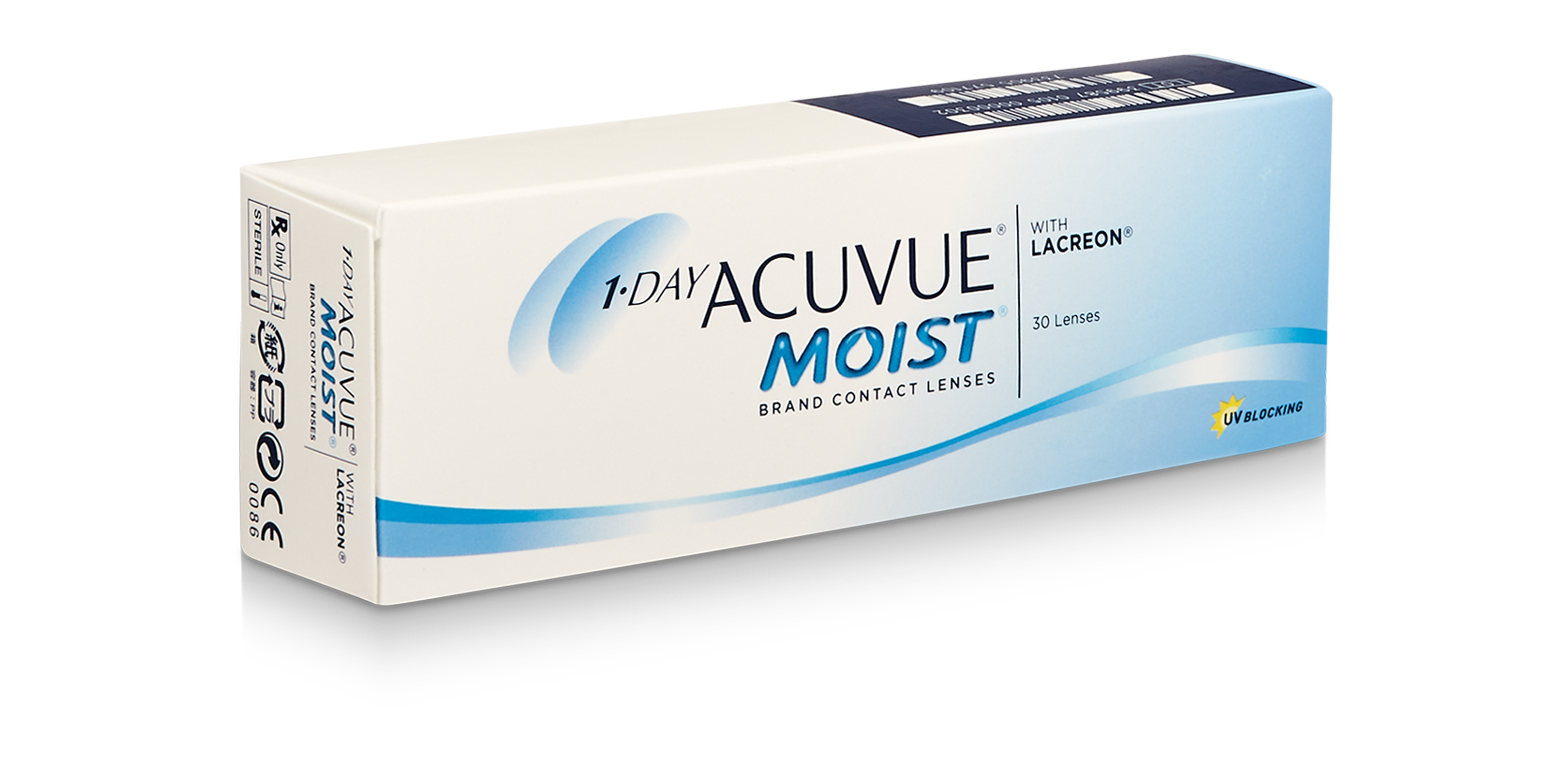 1-DAY ACUVUE® MOIST, 30 pack