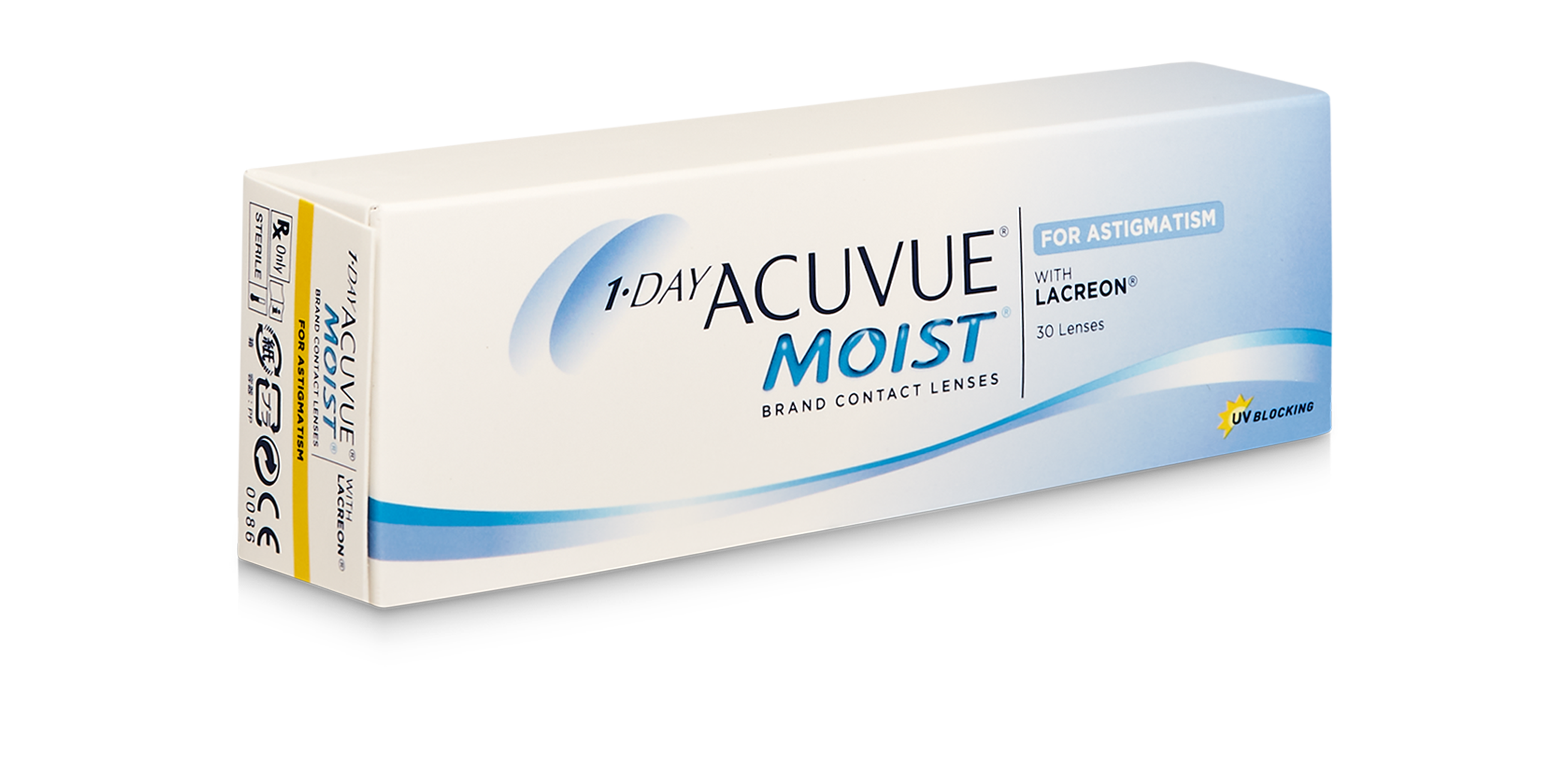 1-DAY ACUVUE® MOIST for ASTIGMATISM, 30 pack