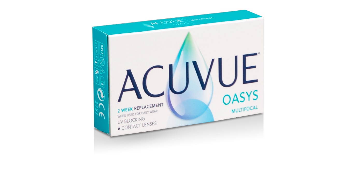 ACUVUE® OASYS Multifocal, 6 pack Contact Lenses Target Optical