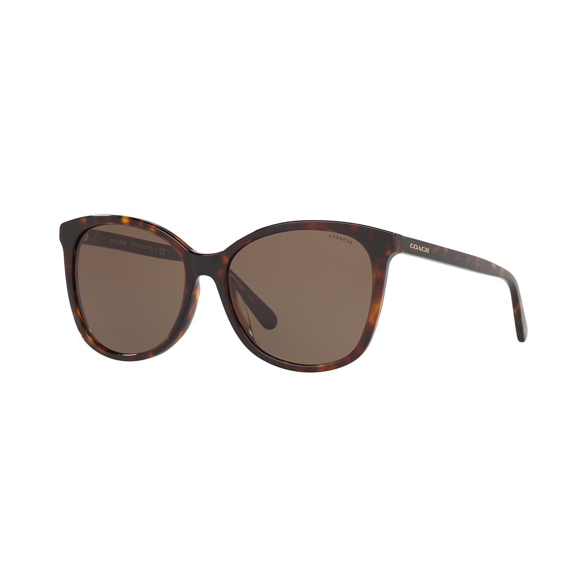 Coach 0HC8271U Sunglasses in Tortoise | Target Optical