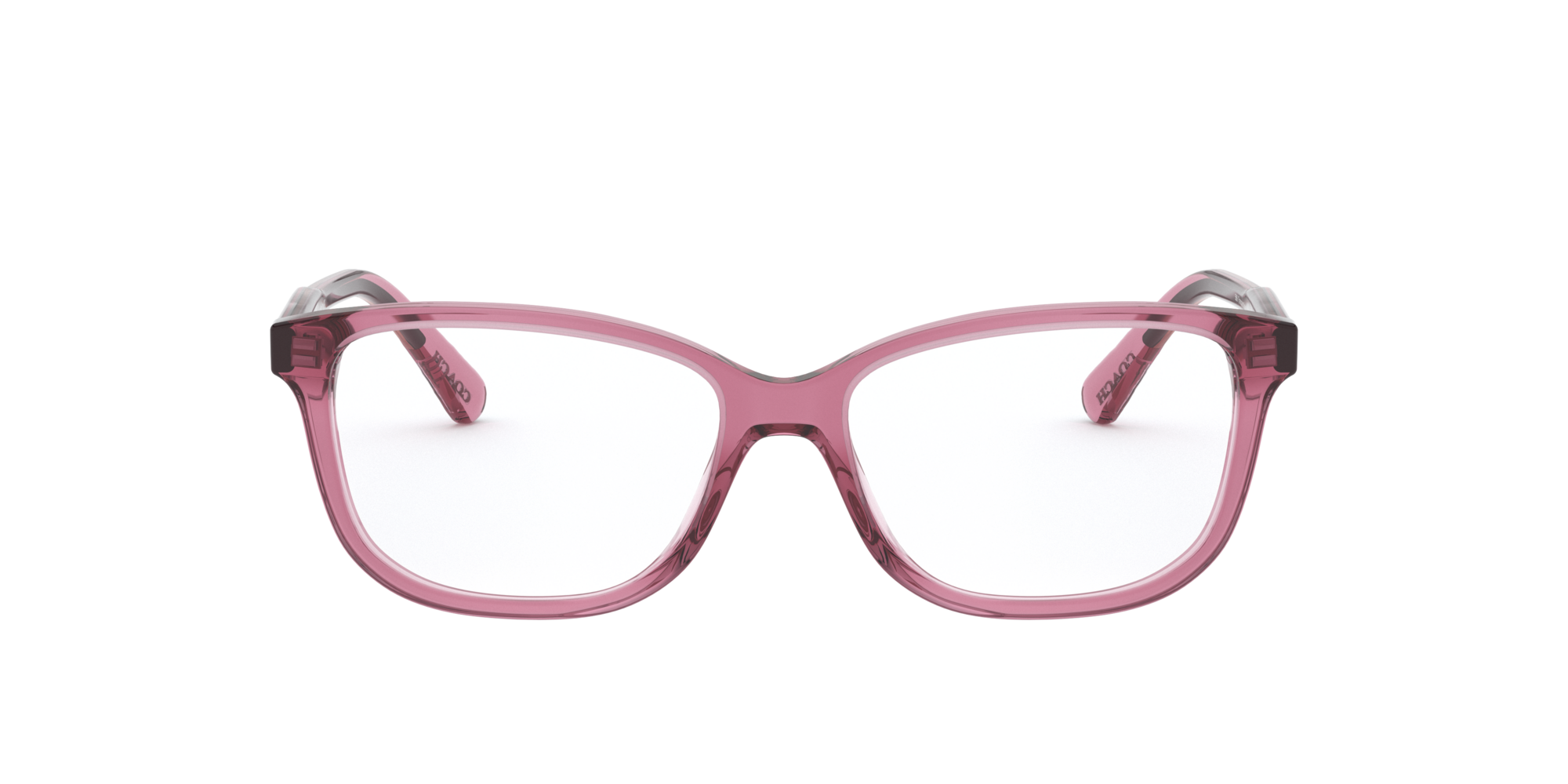 pink coach glasses