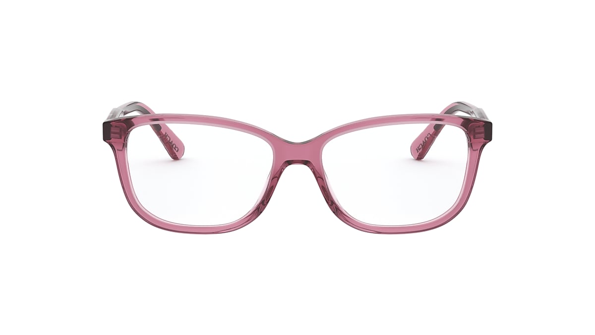 Coach store glasses pink