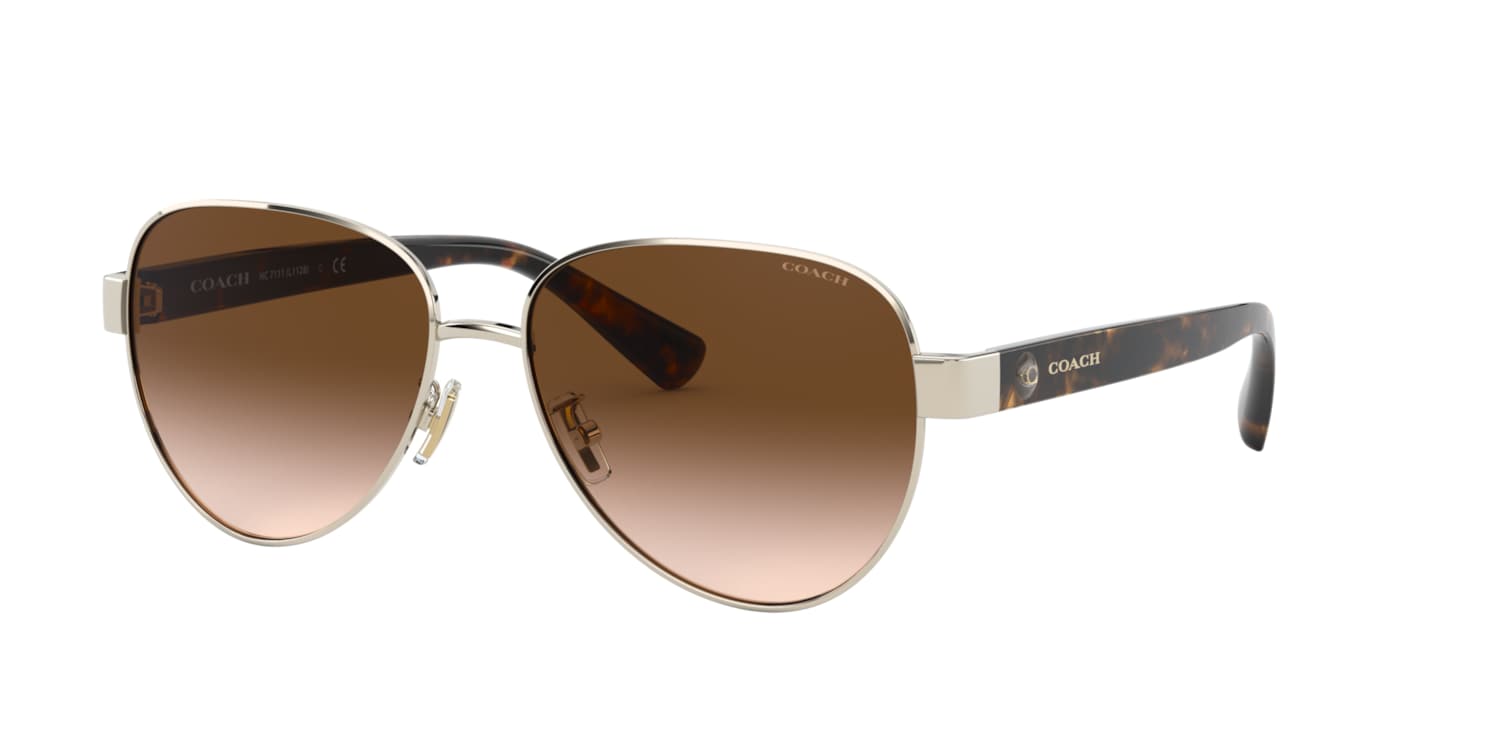 サングラス ^ONE BRILLIANT^ ReeseOB490Khaki Reese-OB490-Khaki Coach 0HC7111 Sunglasses in Gold | Target Optical