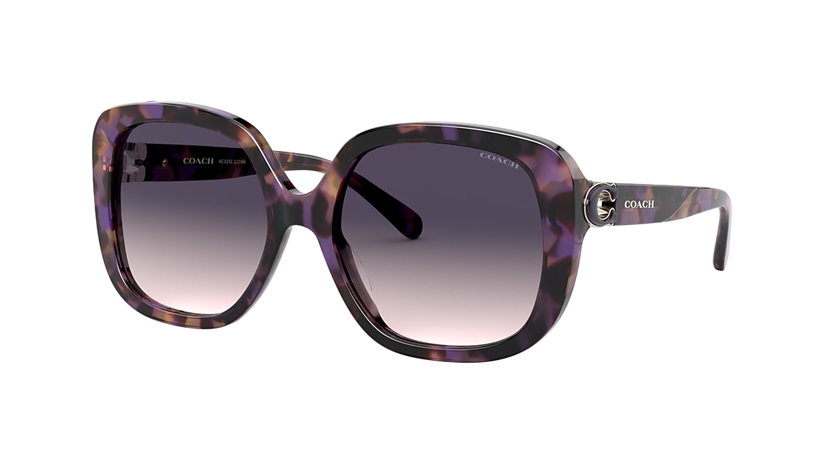 Purple cheap coach sunglasses