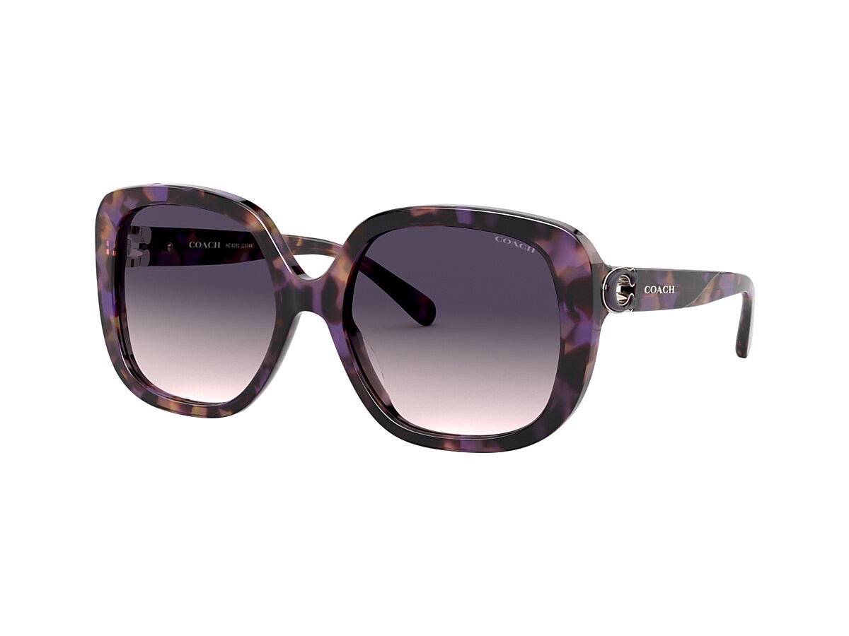 Purple clearance coach sunglasses