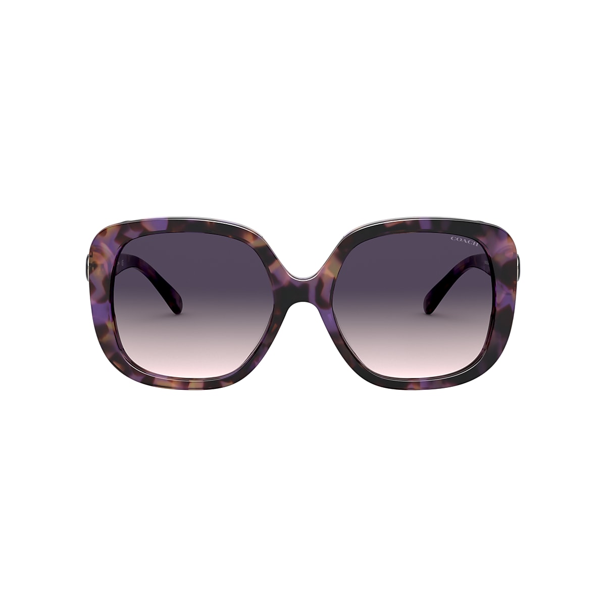 Coach purple sale sunglasses