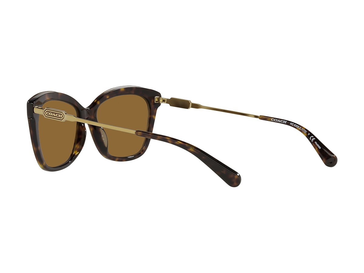 Coach 0HC8305 Sunglasses in Tortoise | Target Optical