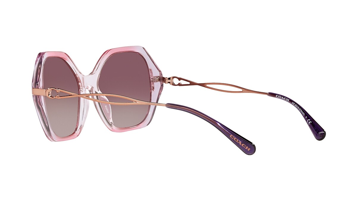 Coach 0HC8315 Sunglasses in Pink/purple | Target Optical