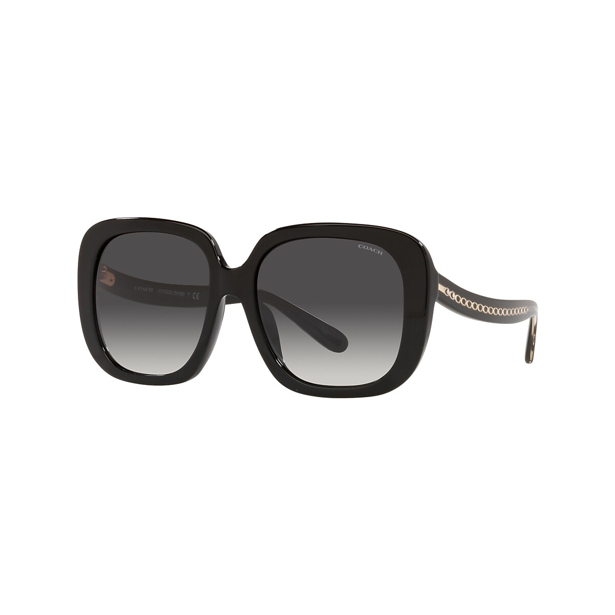 COACH®  Signature Chain Round Sunglasses