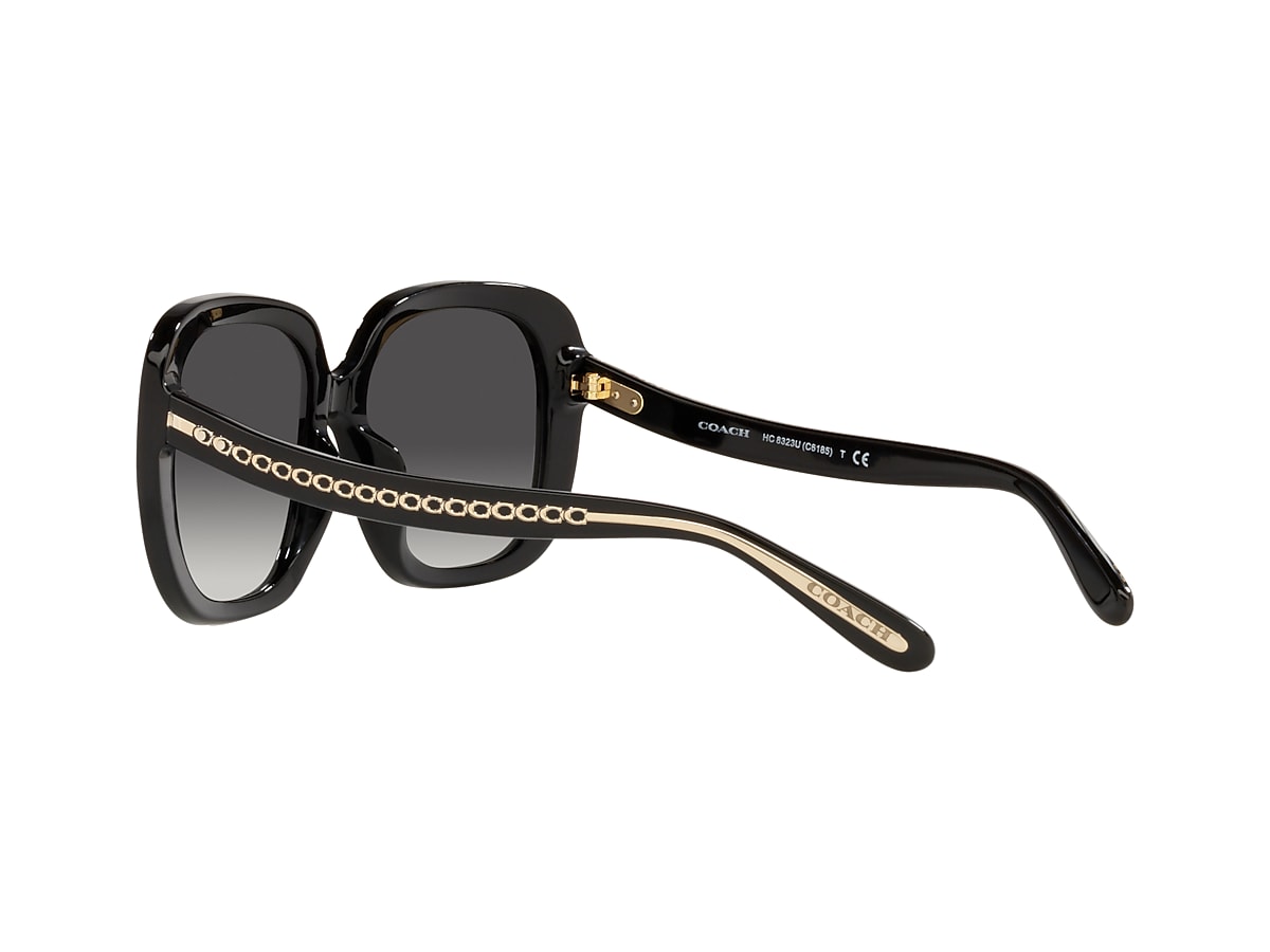 COACH®  Signature Chain Round Sunglasses