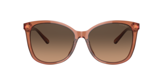 Coach HC8271U L1101 - 5662G9 Transparent Amber / Brown Gradient Lens - Size: 57 - Sunglasses