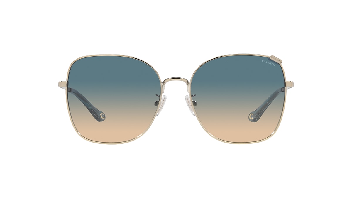 サングラス   Woman Sunglasses Gold CK23101S 717 Calvin klein CK23100S 717 - Gold Sunglasses | LookerOnline