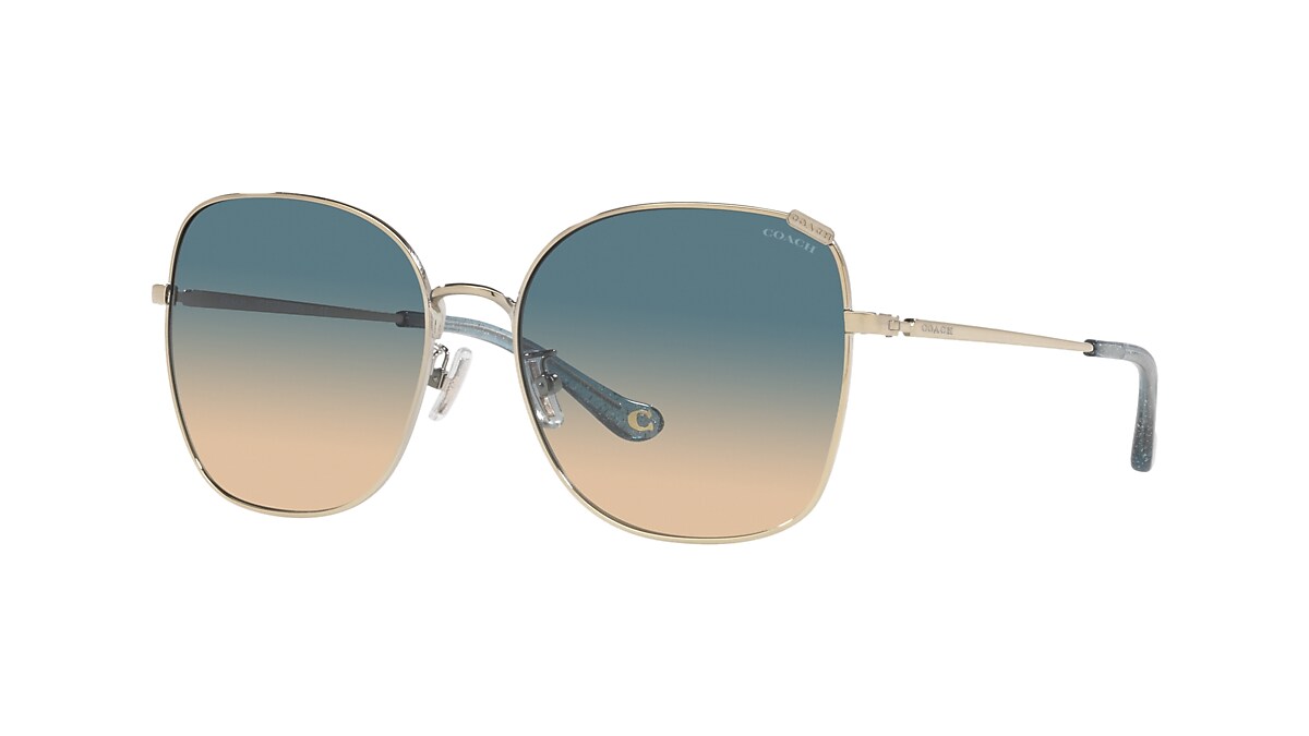 Coach 0HC7133 Sunglasses in Gold | Target Optical