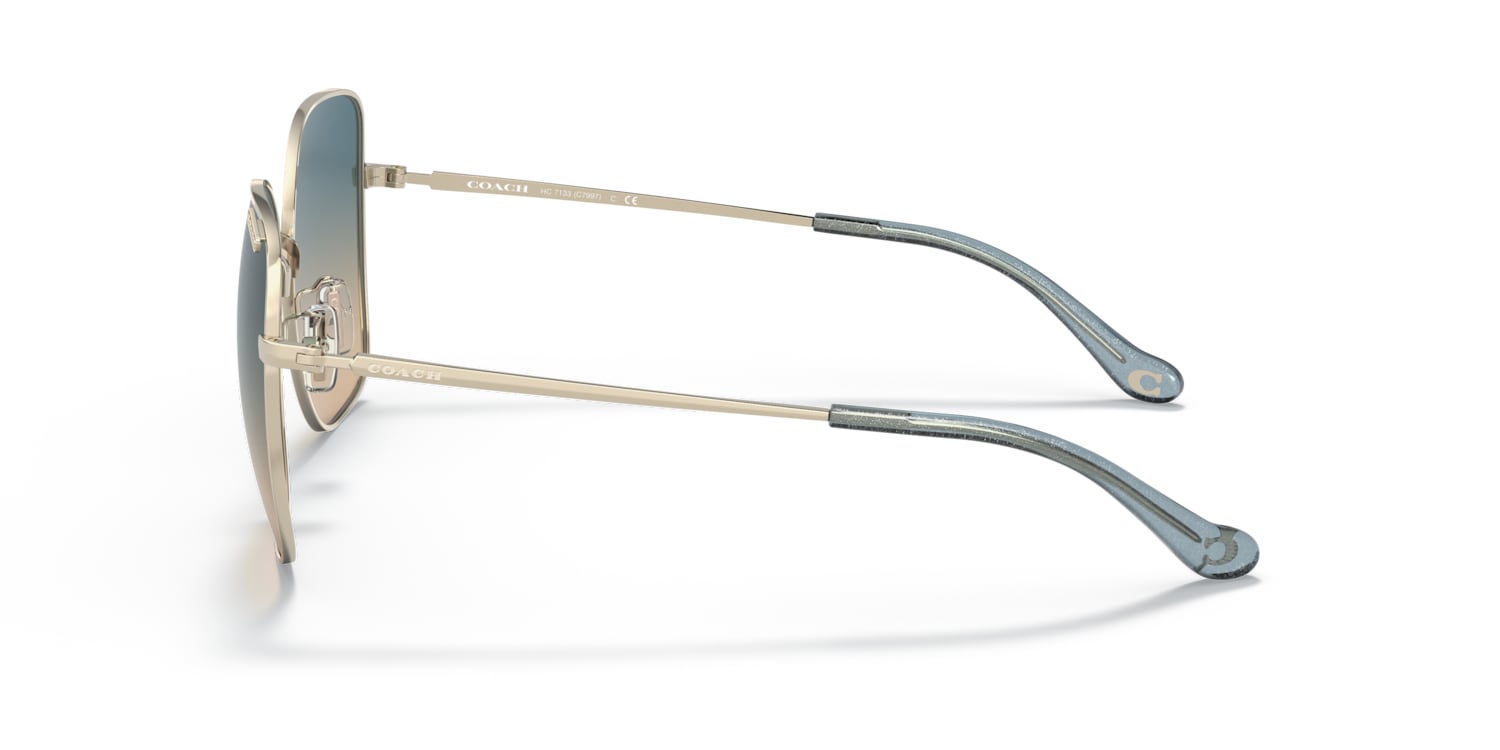 Coach 0HC7133 Sunglasses in Gold | Target Optical