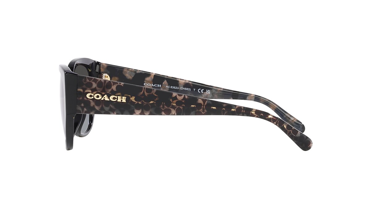 Coach 0HC8362U Sunglasses in Black | Target Optical