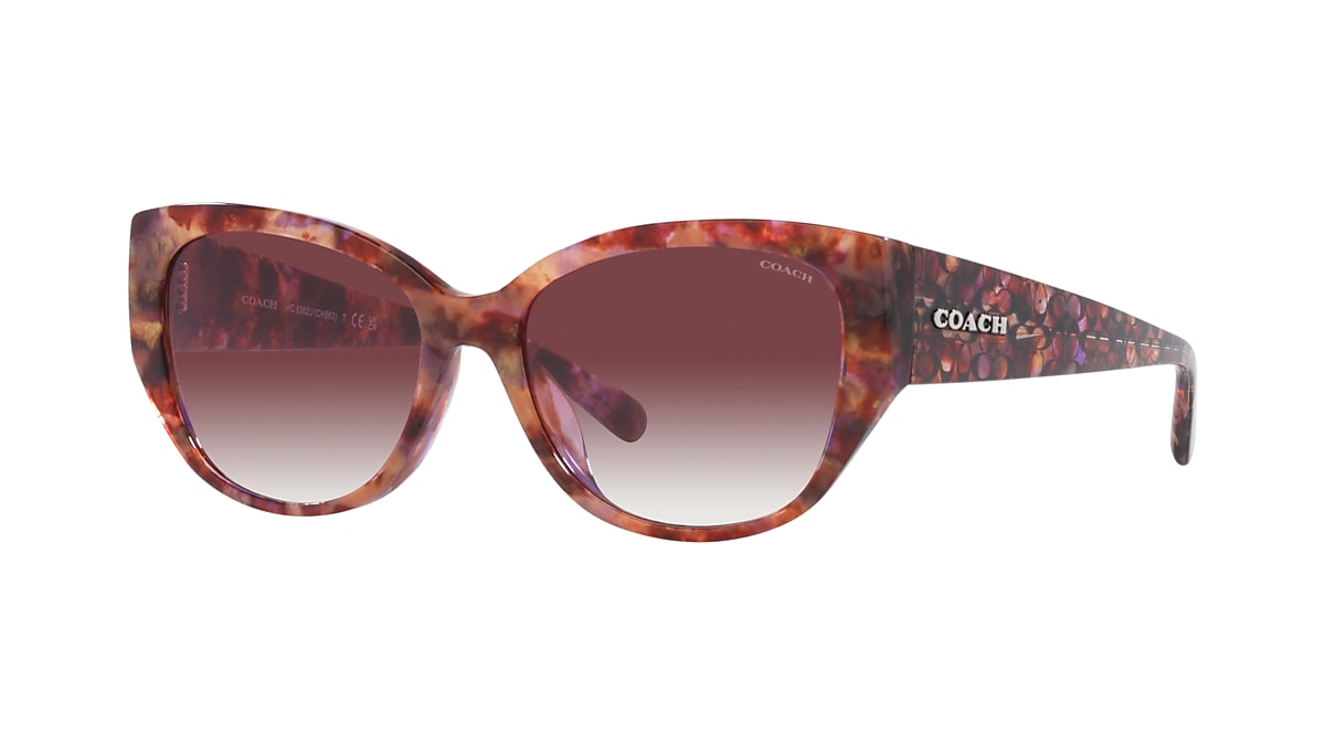 COACH サングラス HC8362U CH563 Coach] Sunglasses Hc8362U Ch563 Black Frame/Grey Gradient