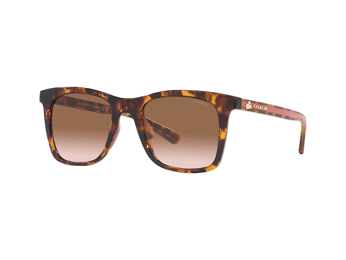 Coach HC8374U Women's Prescription Sunglasses, in Dark Tortoise