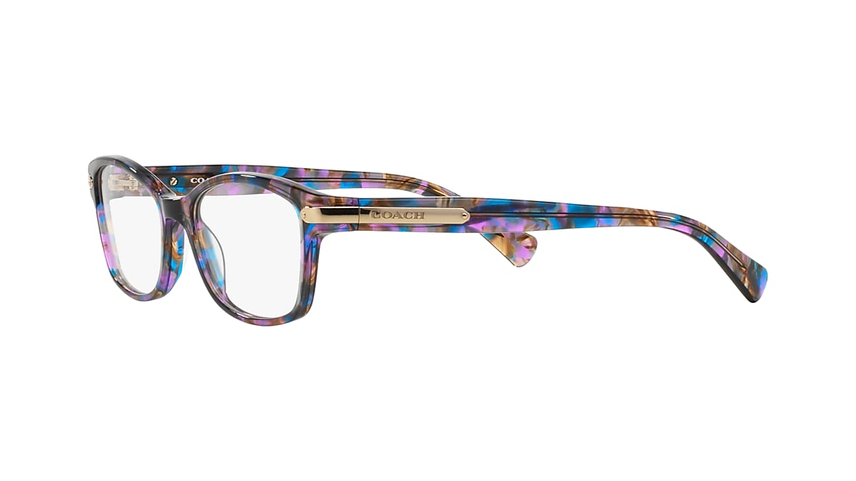 Purple store coach glasses