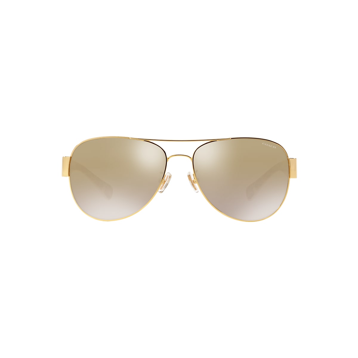 Coach gold outlet glasses