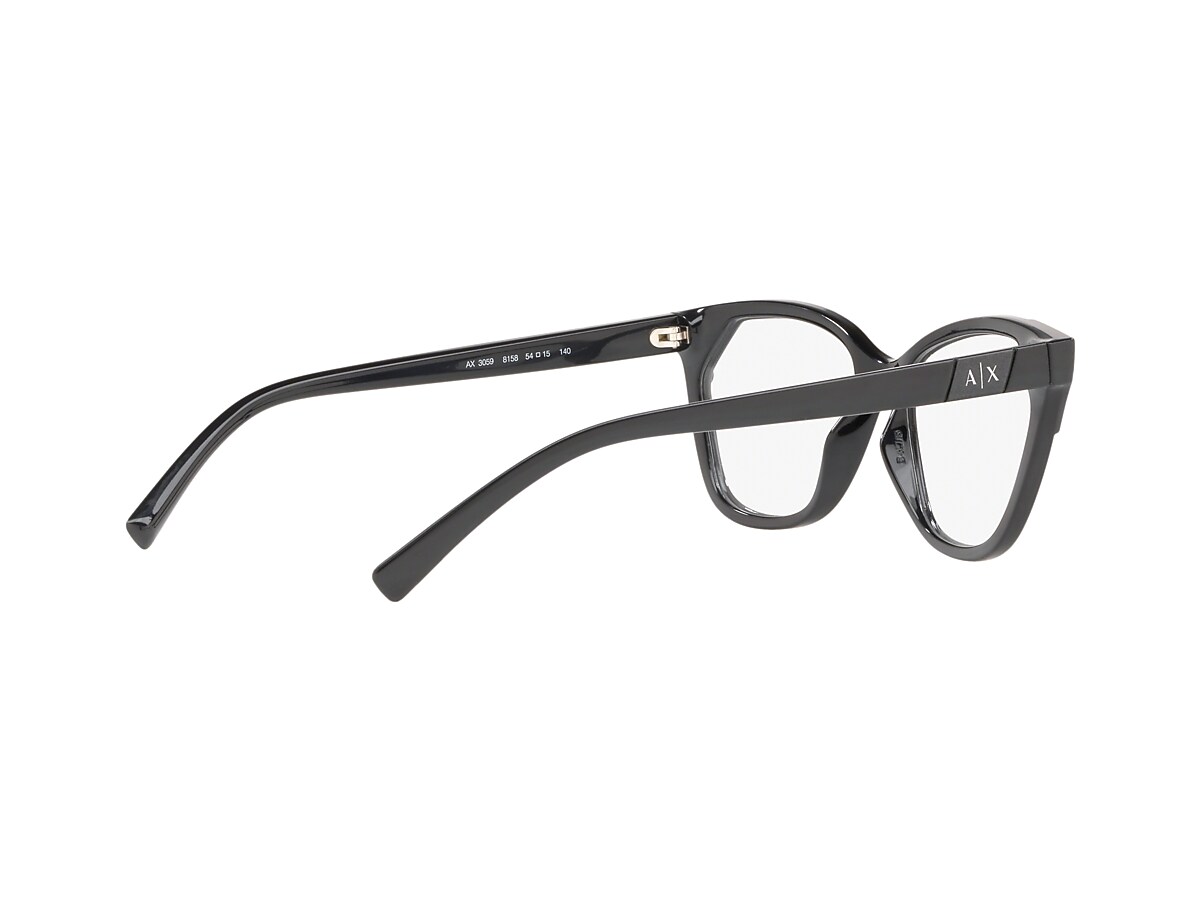 Armani Exchange 0AX3059 Glasses in Black | Target Optical