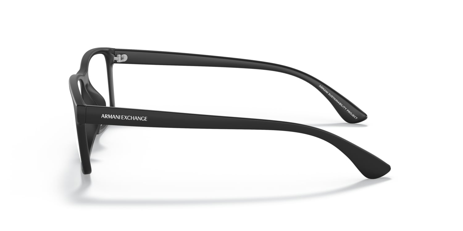 Armani Exchange 0AX3083U Glasses in Black | Target Optical