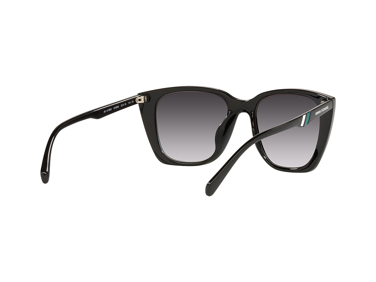 Armani Exchange 0AX4116SU Sunglasses in Black | Target Optical