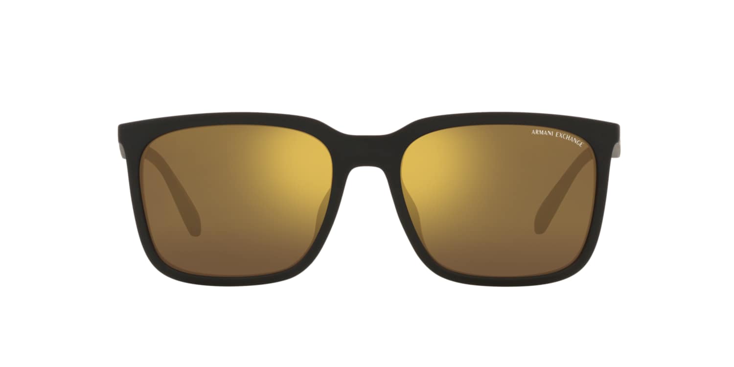 Armani Exchange 0AX4117SU Sunglasses in Black | Target Optical