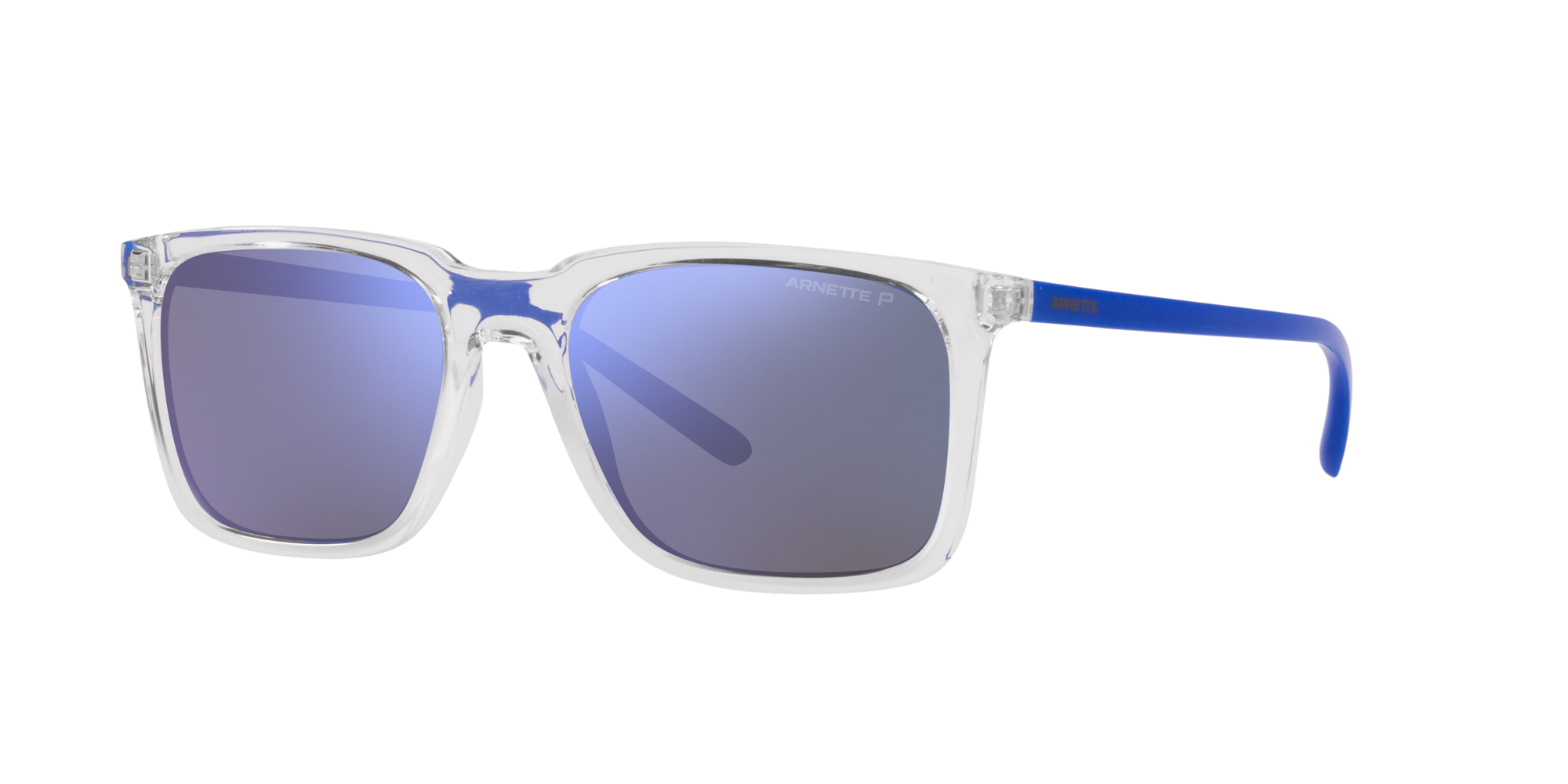 Buy Arnette 0AN4257 Free Spirit Polar Dark Grey Mirror Blue Lens Rectangle  Male Sunglasses online