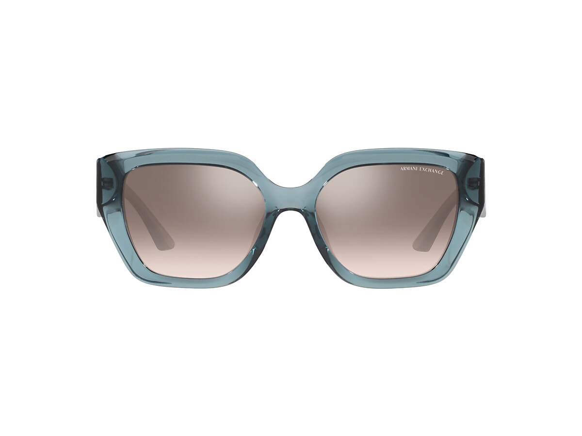 Armani Exchange 0AX4125SU Sunglasses in Blue | Target Optical