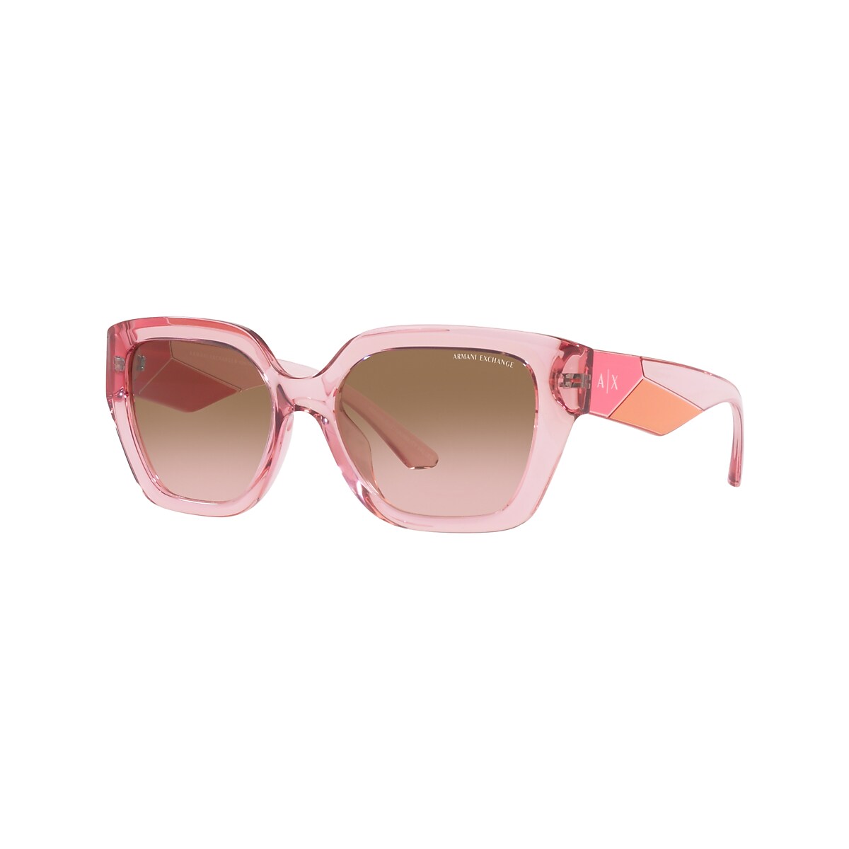 Armani pink glasses online