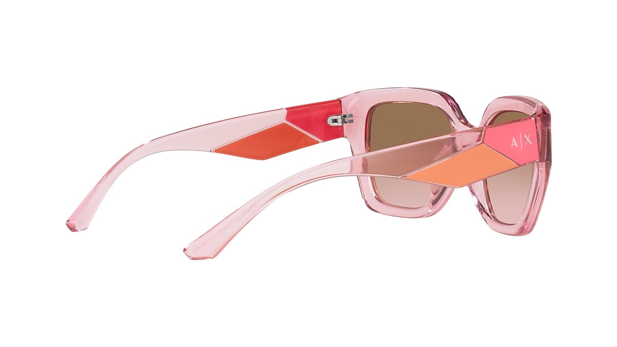 Armani Exchange 0AX4125SU Sunglasses in Pink/purple | Target Optical