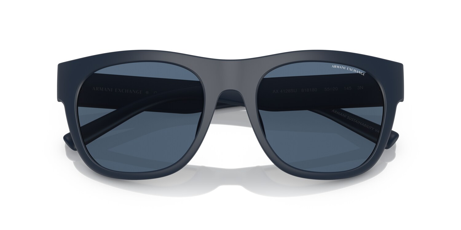 Armani Exchange 0AX4128SU Sunglasses in Blue | Target Optical