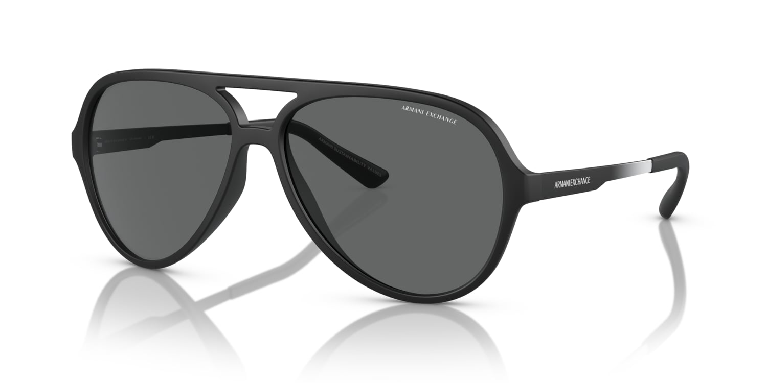 Armani Exchange 0AX4133S Sunglasses in Black Target Optical