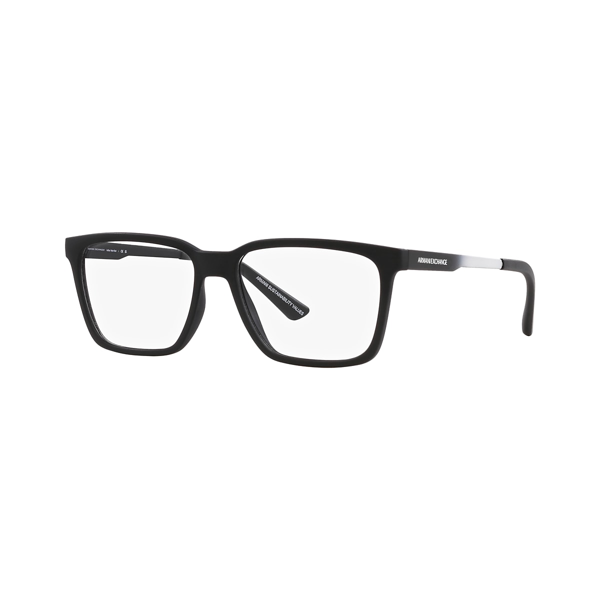 Altijd omvang Reinig de vloer Armani Exchange 0AX3103 Glasses in Black | Target Optical