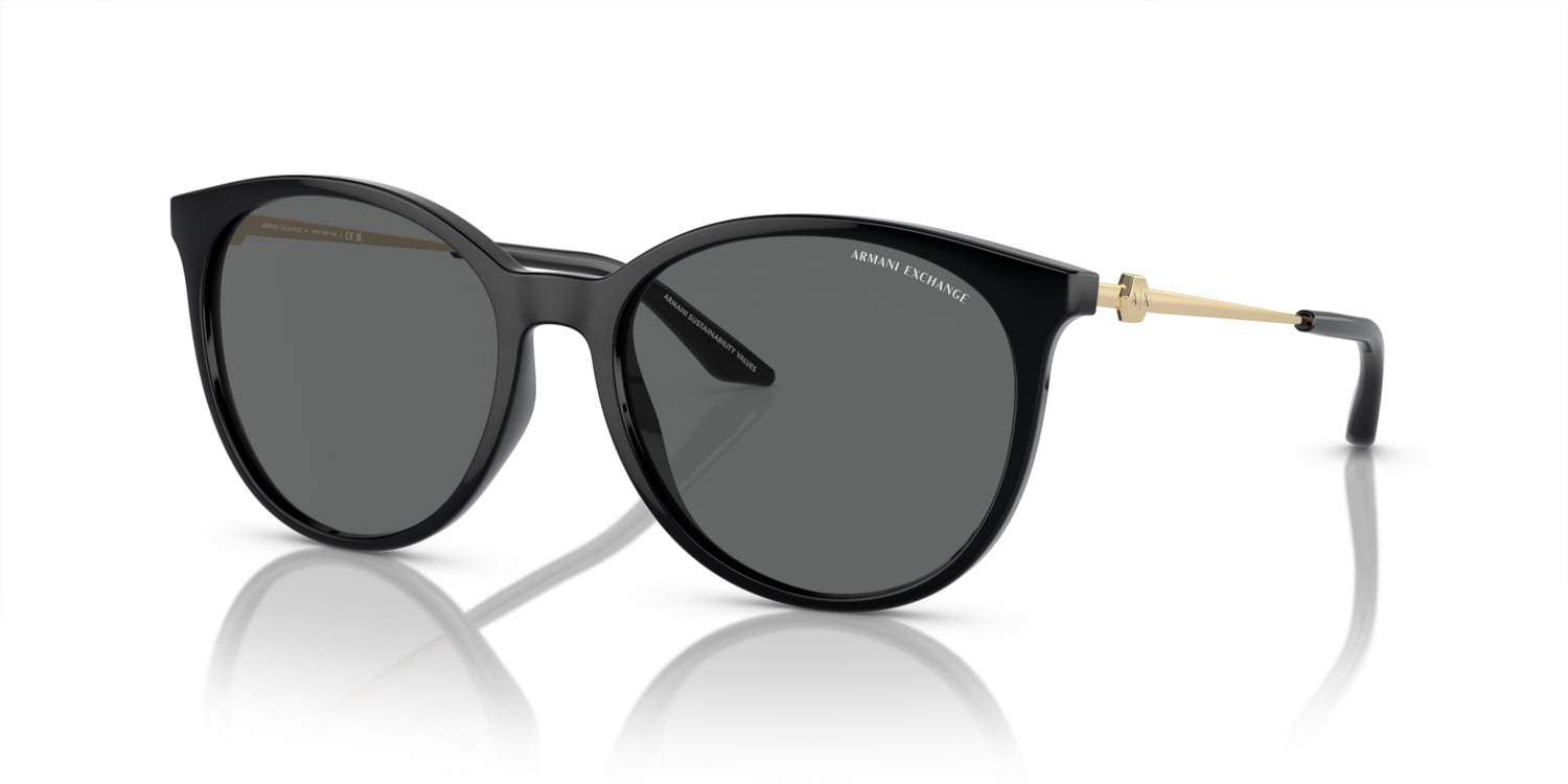 Armani Exchange 0AX4140S Sunglasses in Black | Target Optical