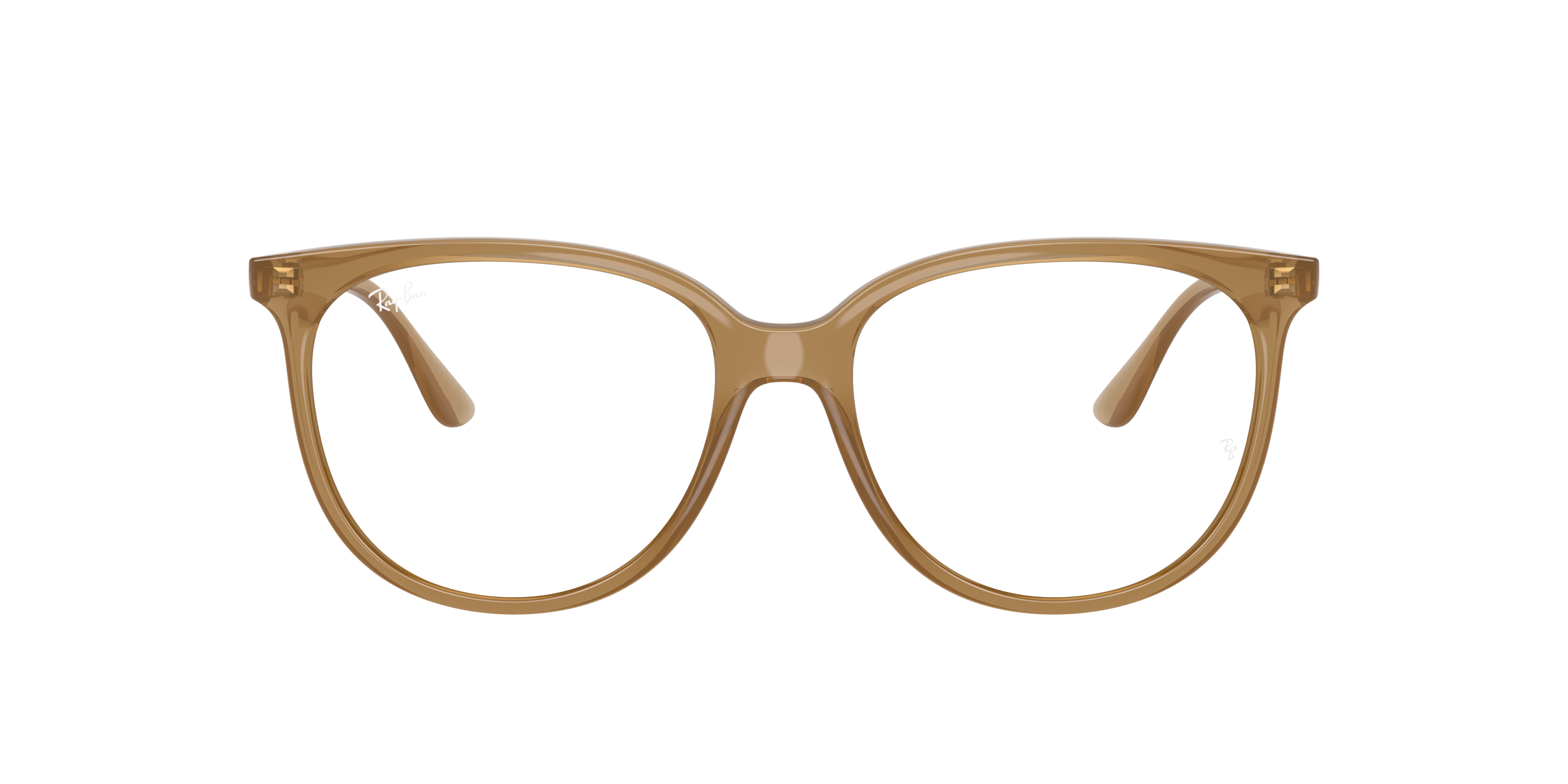 Ray-Ban 0RX4378V Glasses in Brown/Tan | Target Optical