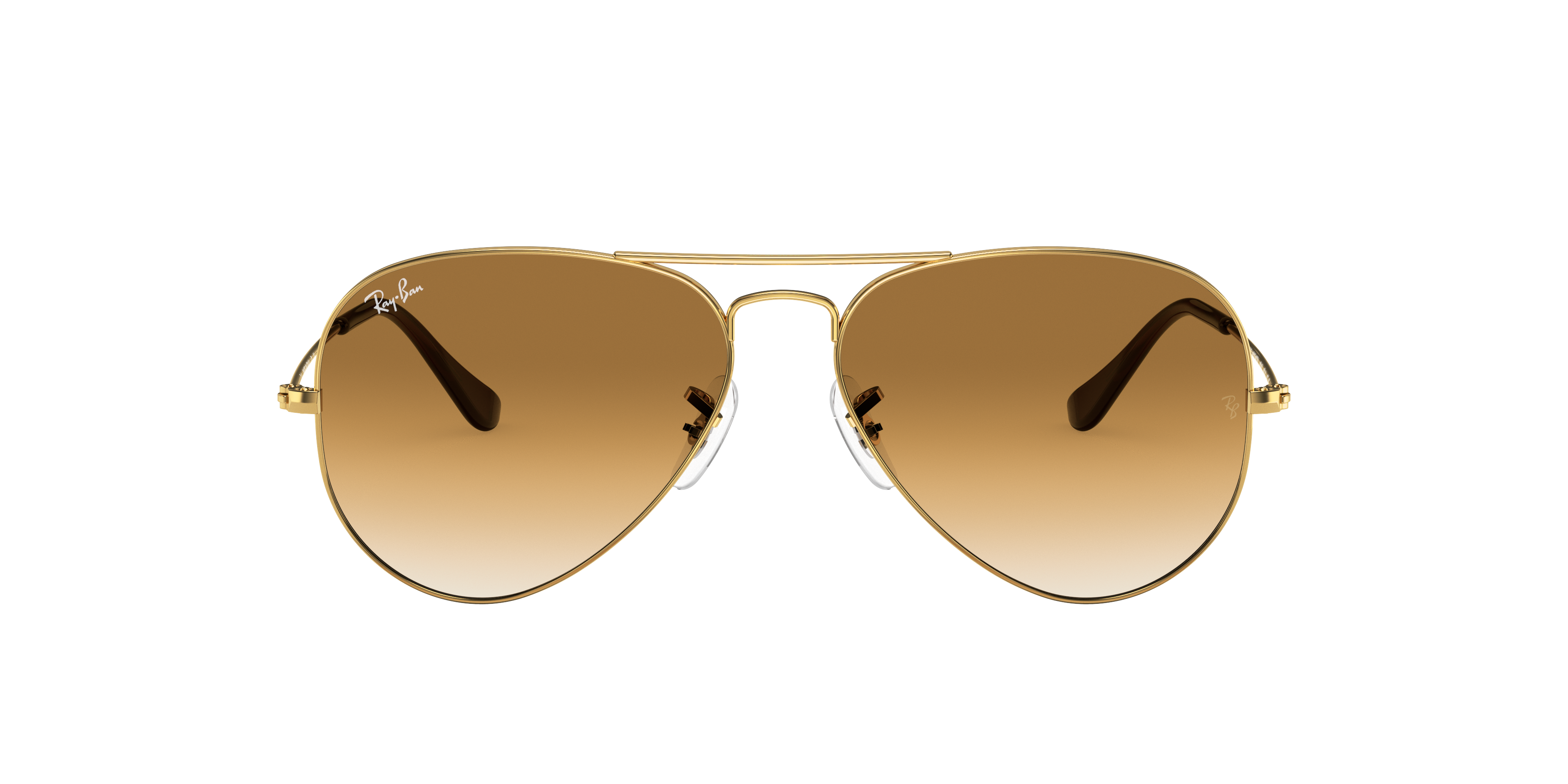 Ray-Ban ゴールド アビエイター サングラス NEW AVIATOR Sunglasses in Arista Gold and Light Brown
