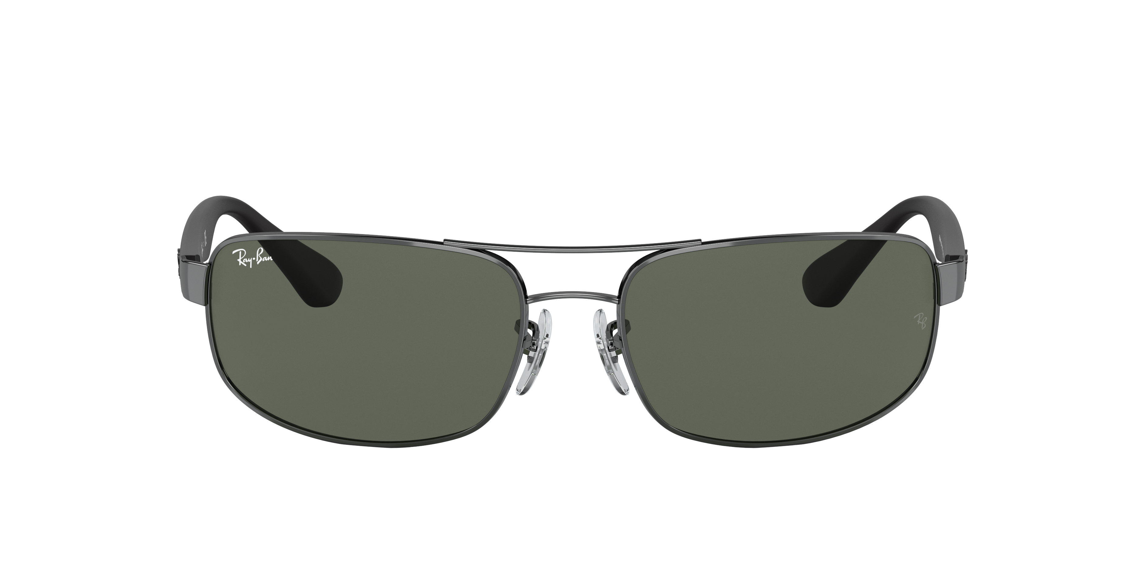 Ray-Ban 0RB3445 Sunglasses in Silver/gunmetal/grey | Target Optical