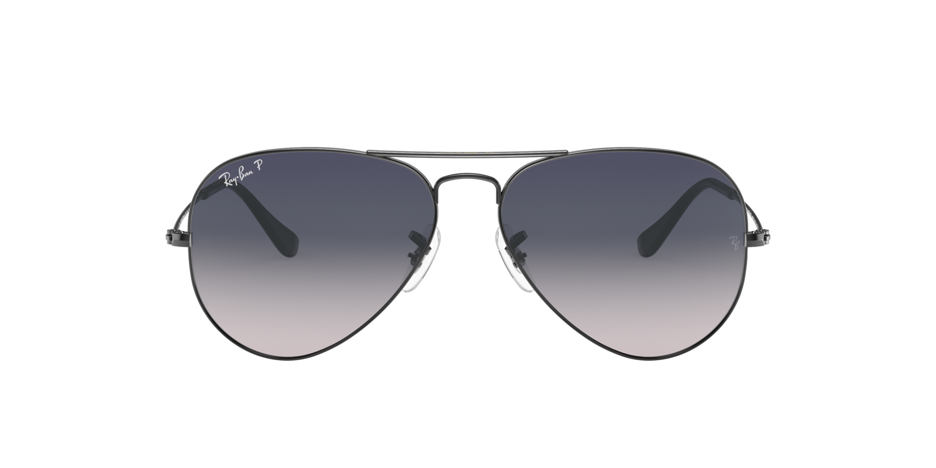 Marshall Ray-Ban Aviator Sunglasses - Black Frame with Gradient Gray Lenses Sunglasses Ray-Ban RB3648M Marshal II | Free Shipping  main image 4