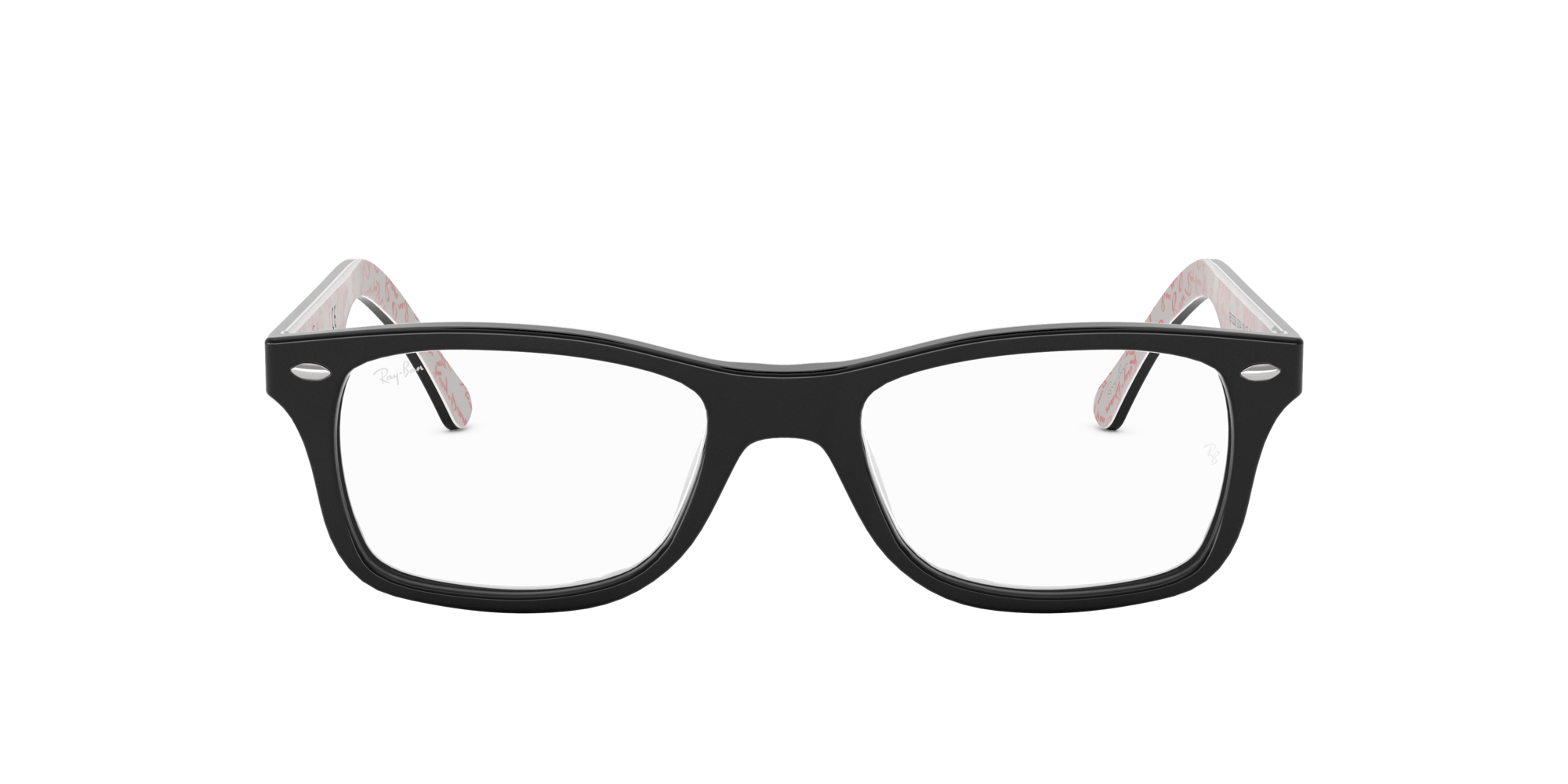 ray ban black square glasses