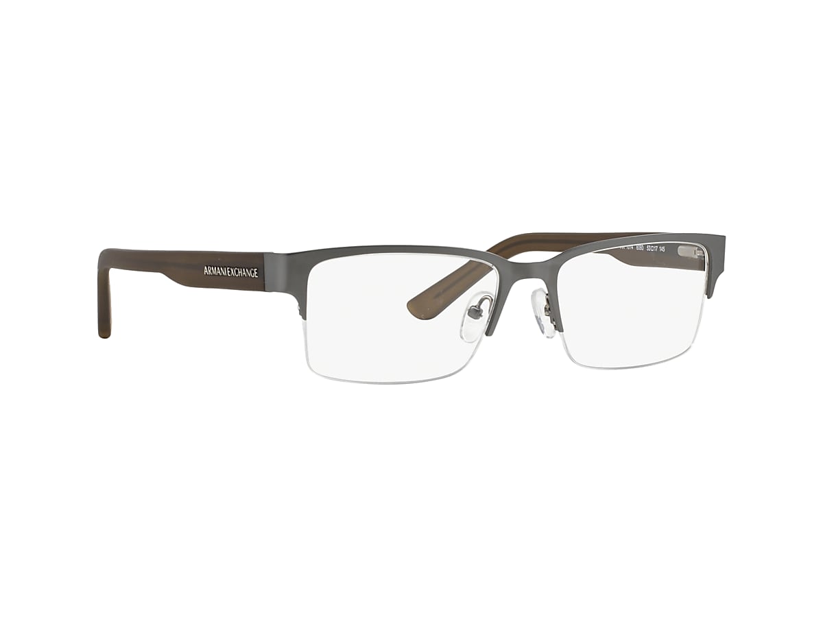 Armani Exchange 0AX1014 Glasses in Silver/gunmetal/grey | Target Optical