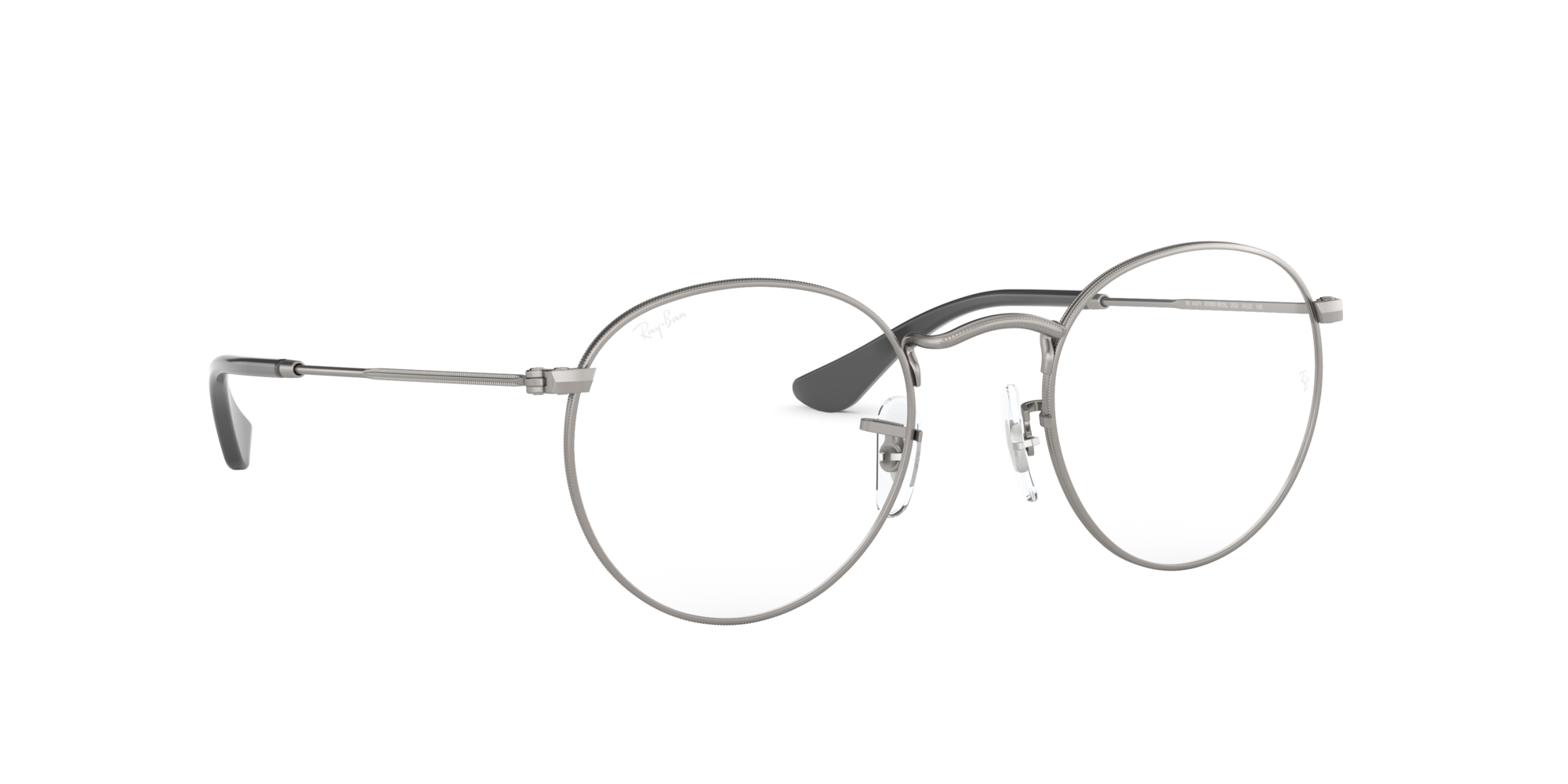 Ray-Ban 0RX3447V Glasses in Silver/Gunmetal/Grey | Target Optical