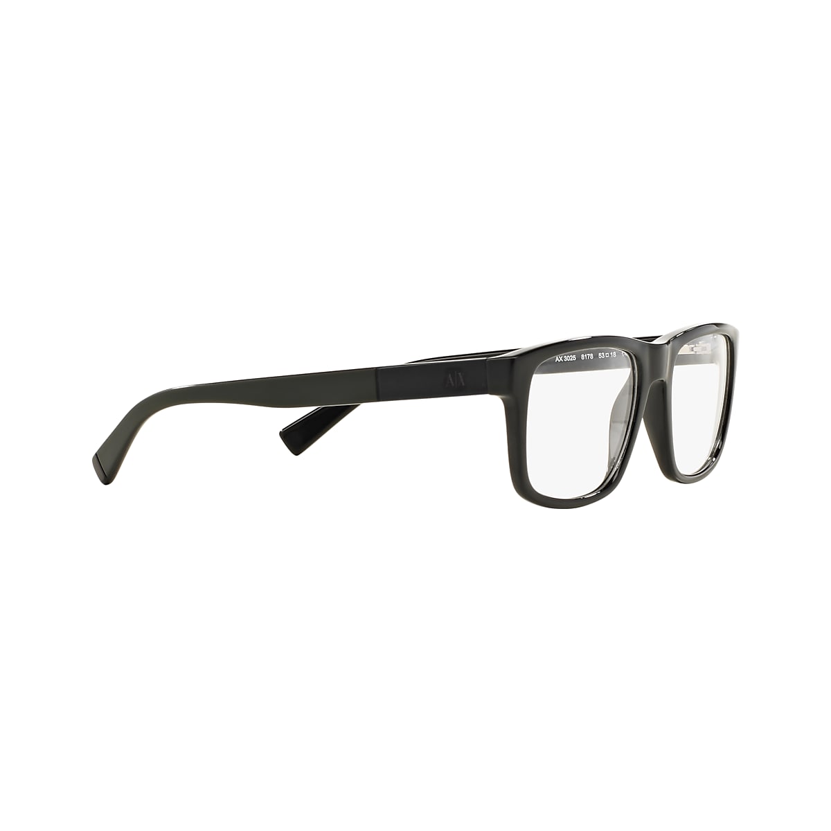 Armani Exchange 0AX3025 Glasses in Black | Target Optical