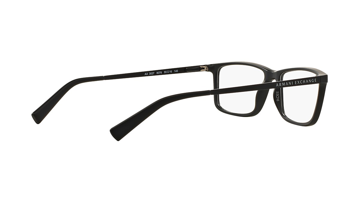 Armani Exchange 0AX3027 Glasses in Black | Target Optical