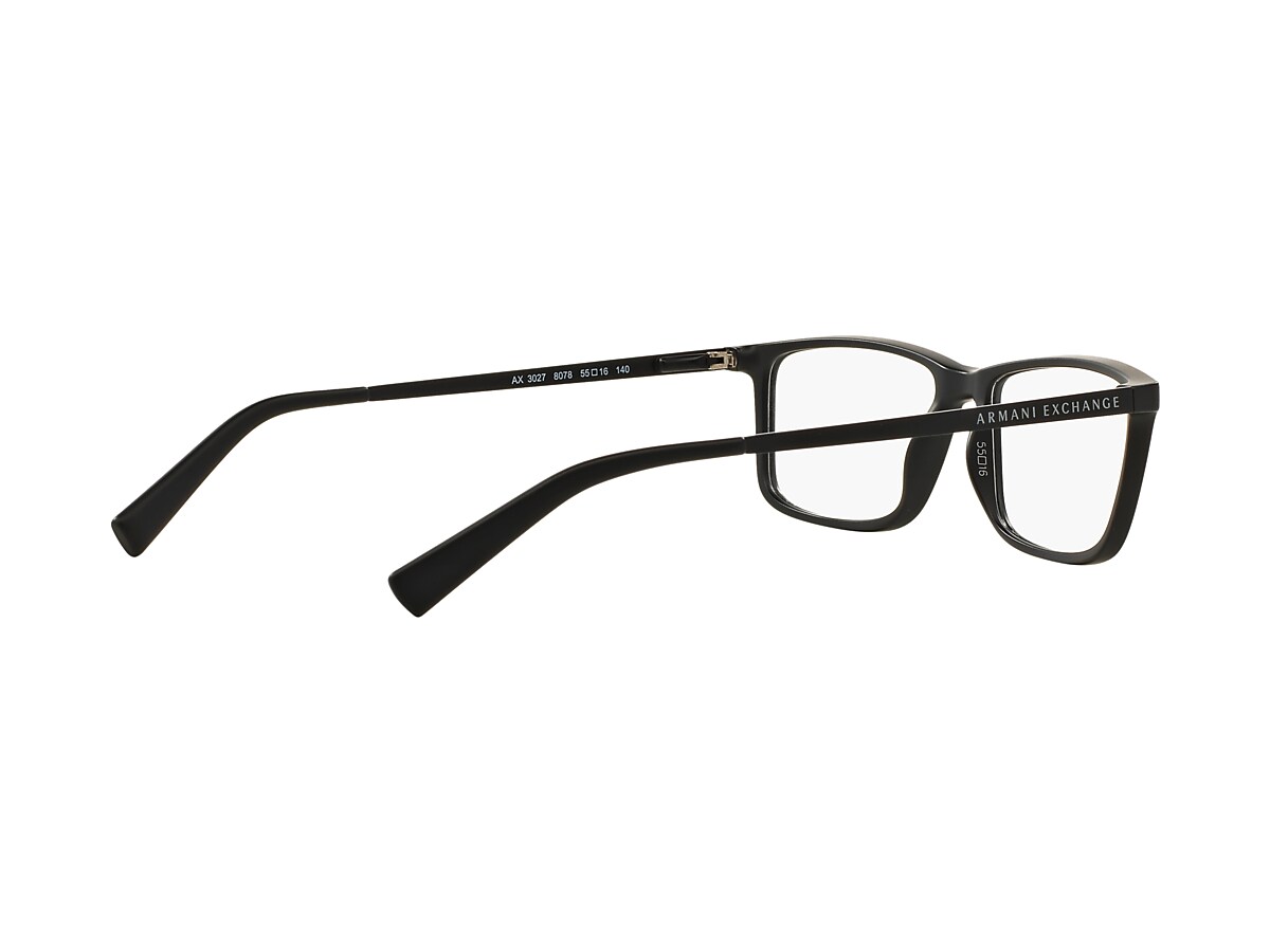 Armani Exchange 0AX3027 Glasses in Black | Target Optical