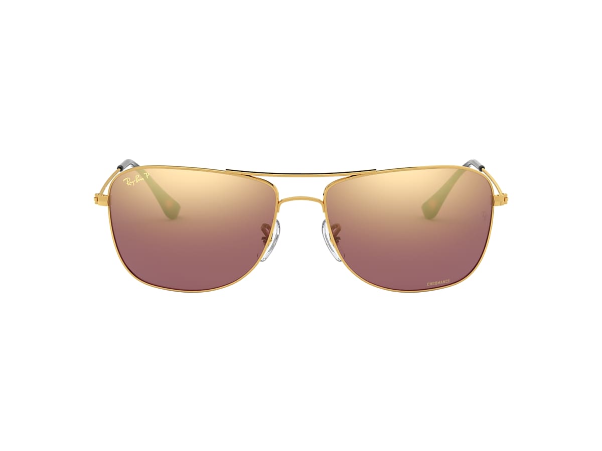 Ray Ban 0rb3543 Sunglasses In Gold Target Optical