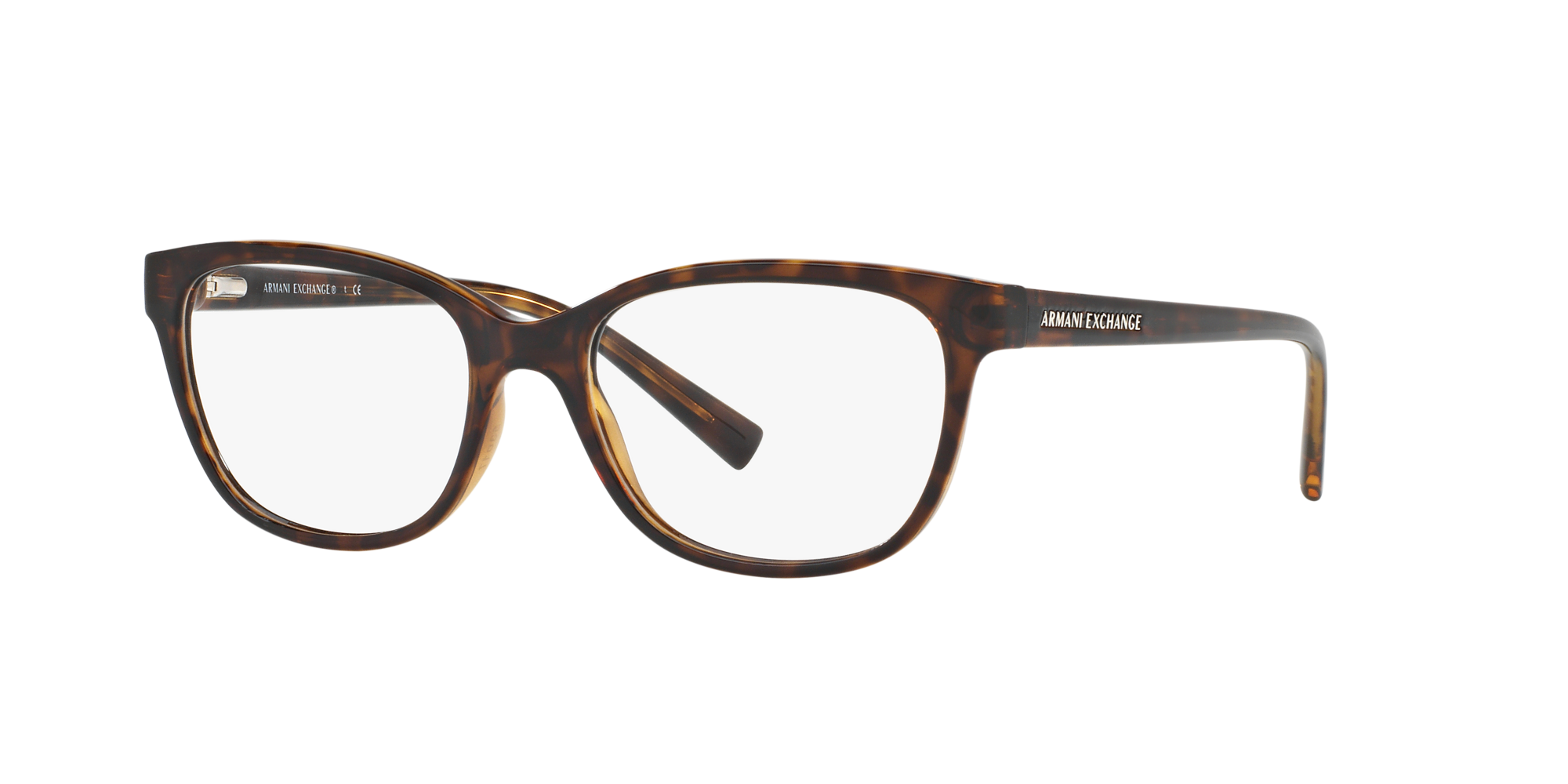 armani exchange tortoise eyeglasses