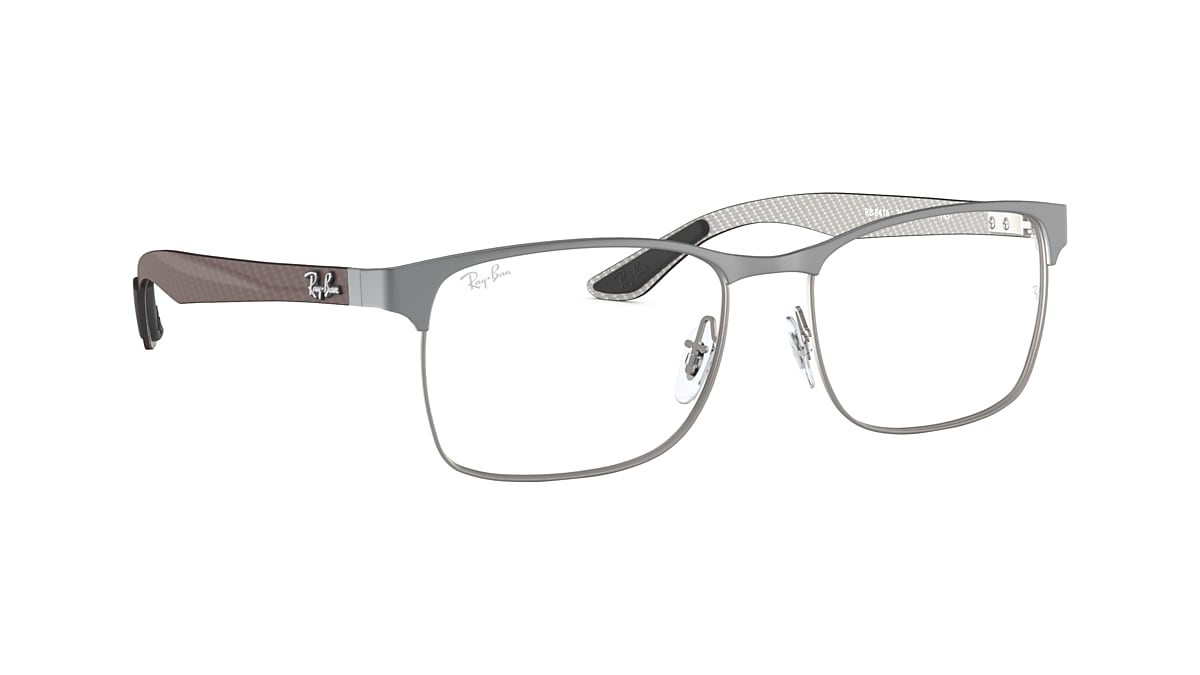 Bekwaam Ontmoedigen Ademen Ray-Ban 0RX8416 Glasses in Silver/gunmetal/grey | Target Optical